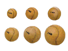 LEATHER STITCHED MEDICINE BALL